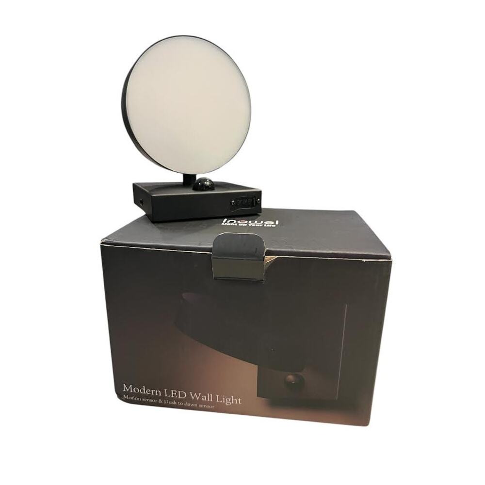 Inowel LED Motion Sensor Outdoor Wall Sconce Lights, 3000K/4000K/6000K